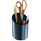 Officemate Recycled Big Pencil Cup Black with 3 Stepped Compartments